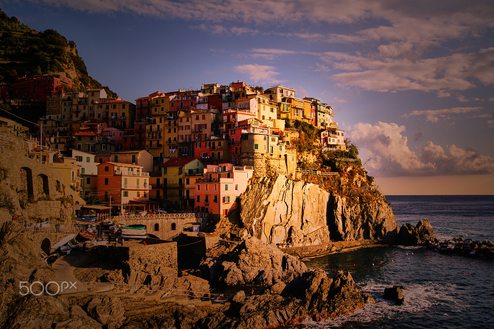 Sony Alpha DSLR-A500 sample photo. Manarola photography