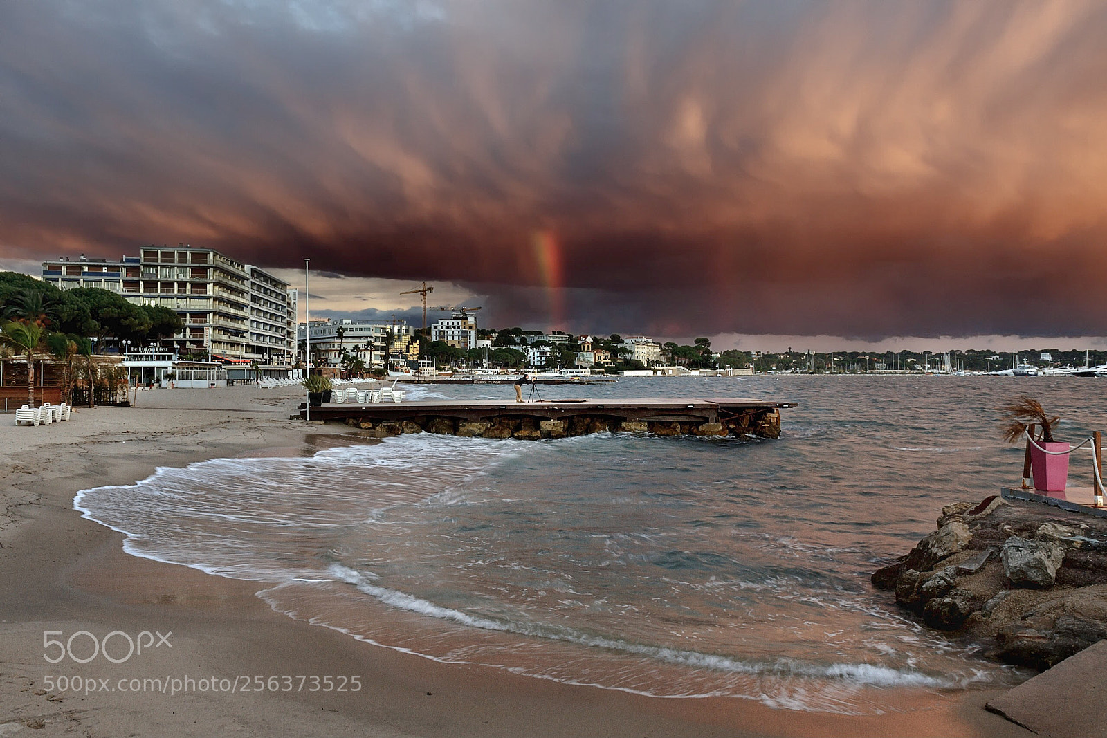 Canon EOS 7D sample photo. Dramatic sunset in antibes photography