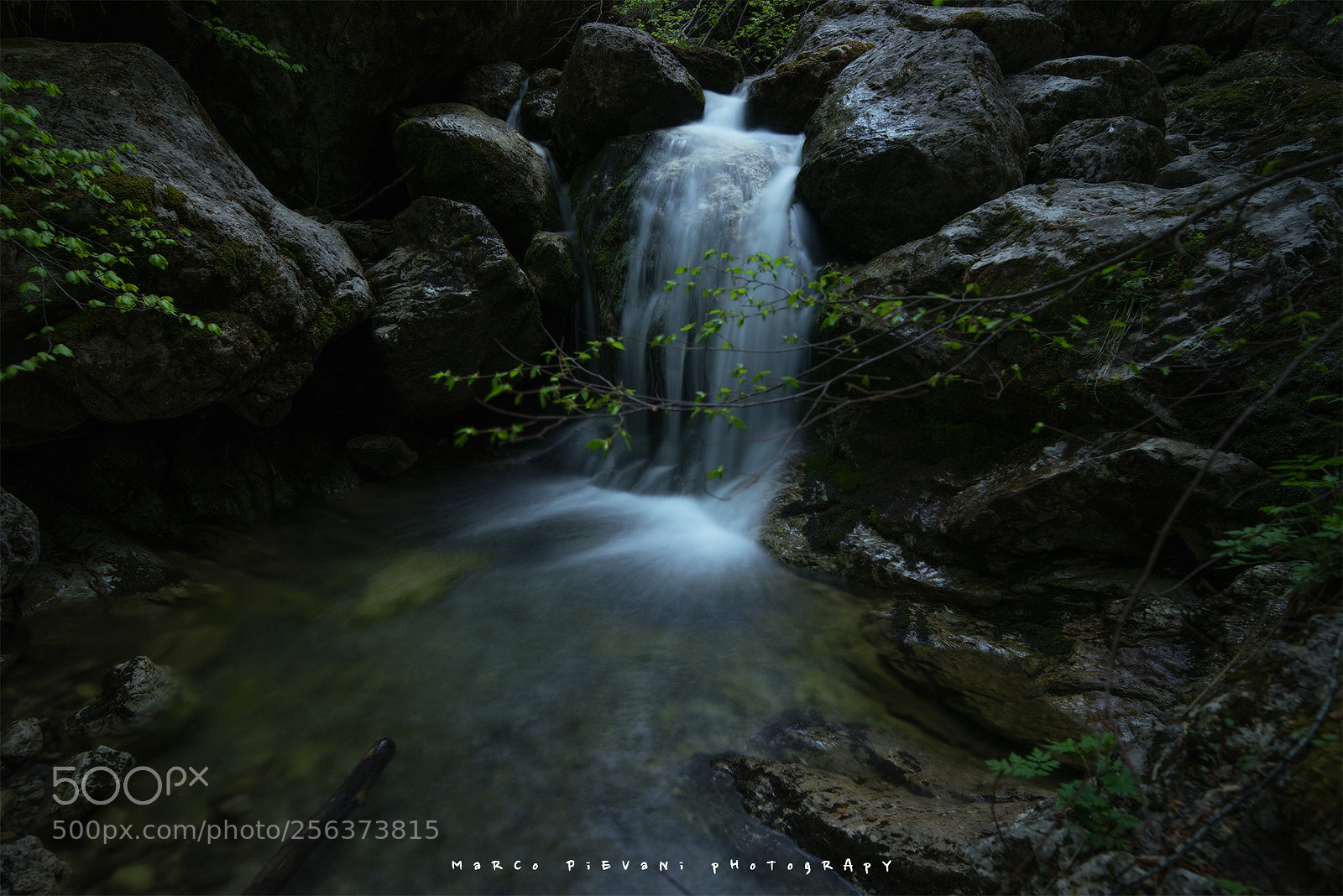 Nikon D810 sample photo. Spring waterfall photography