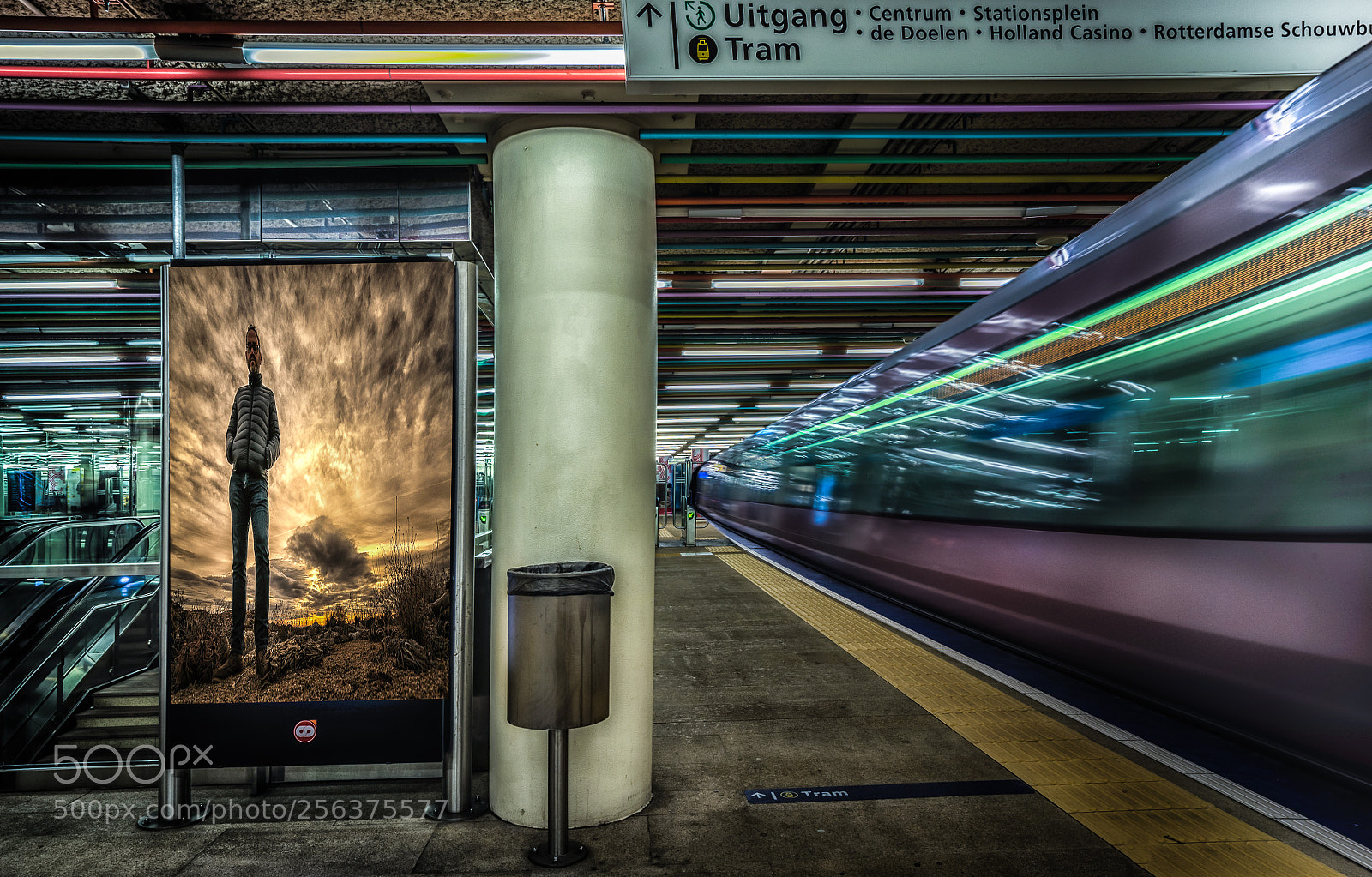 Sony a7 II sample photo. Subway rotterdam photography