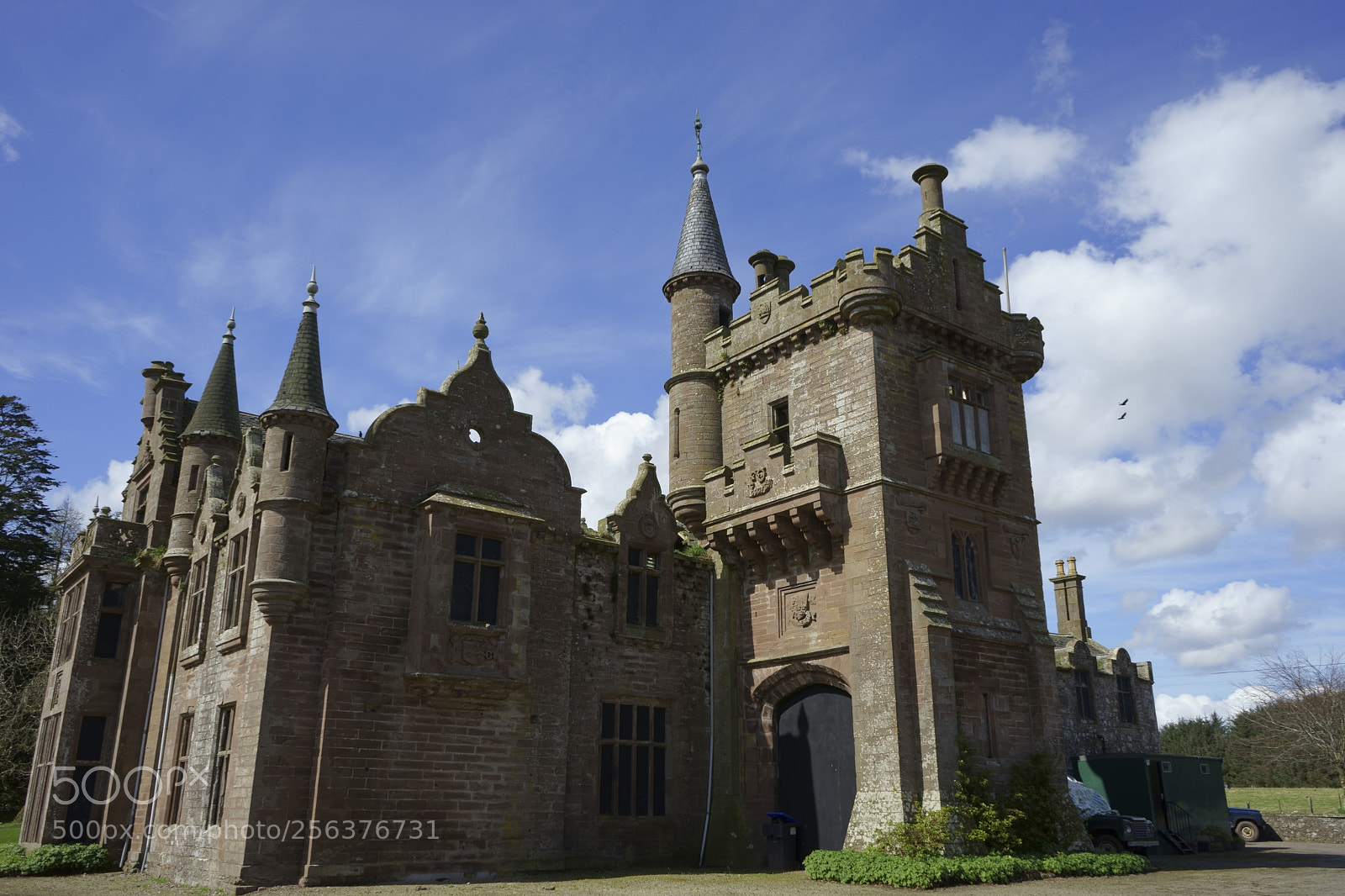 Sony a7 II sample photo. Ecclesgreig castle photography