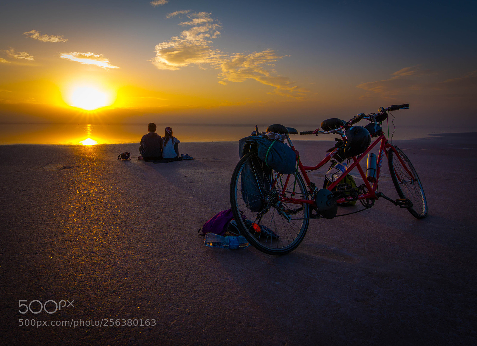 Nikon D810 sample photo. Sunset love on saltlake photography