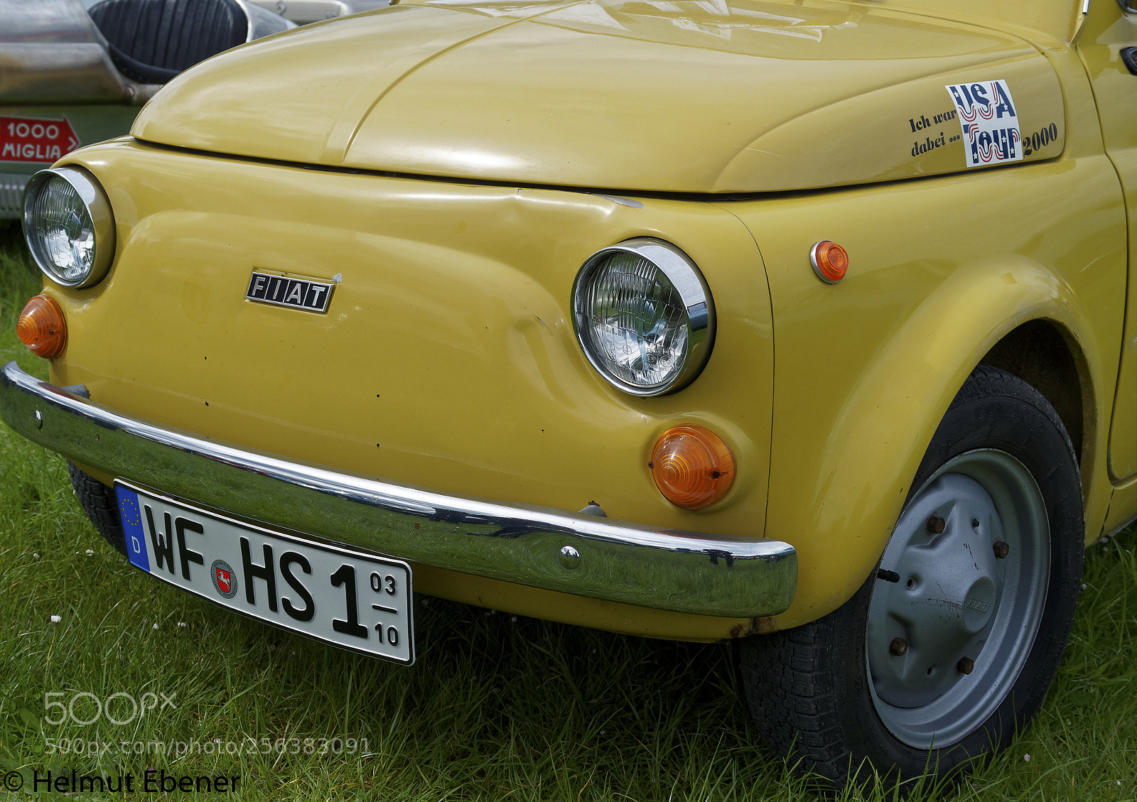 Olympus OM-D E-M5 sample photo. Bs, oldtimer fiat 500 photography