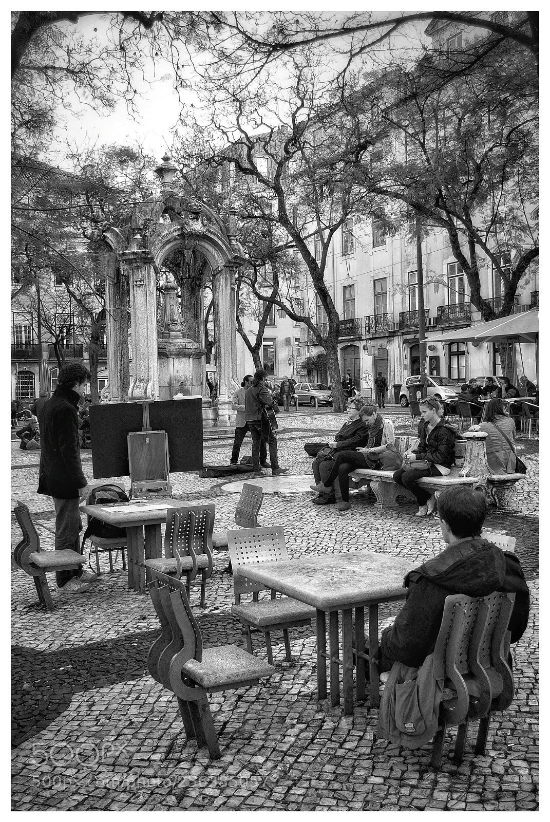 Nikon D60 sample photo. People in the park photography