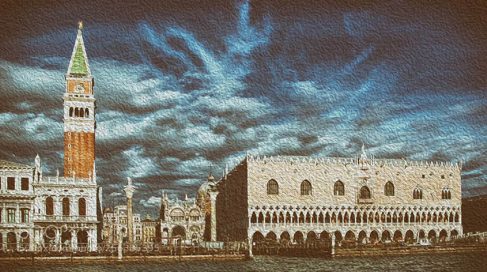 Pentax K10D sample photo. Painterly venice photography