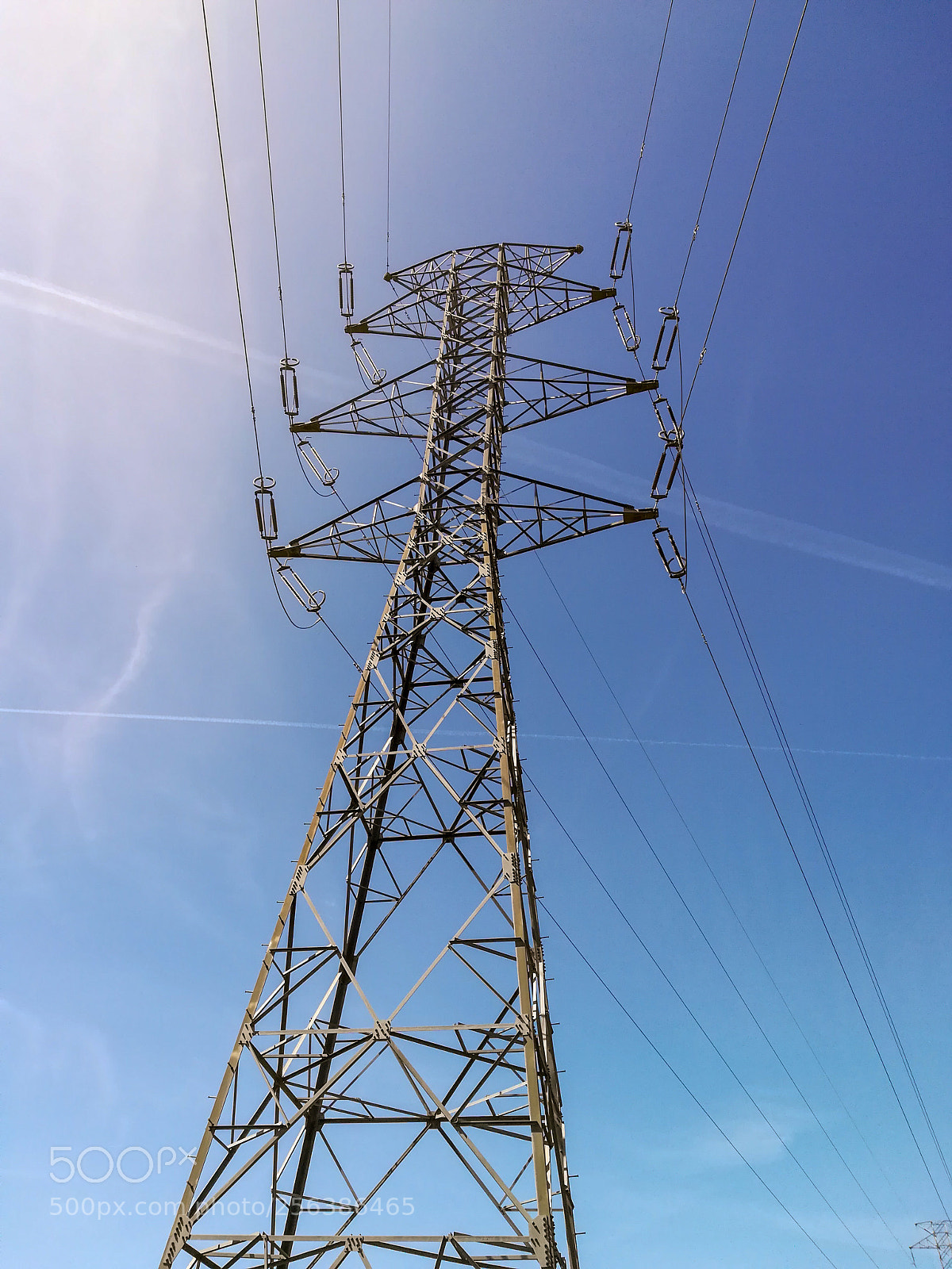 HUAWEI P10 lite sample photo. Electrical tower photography