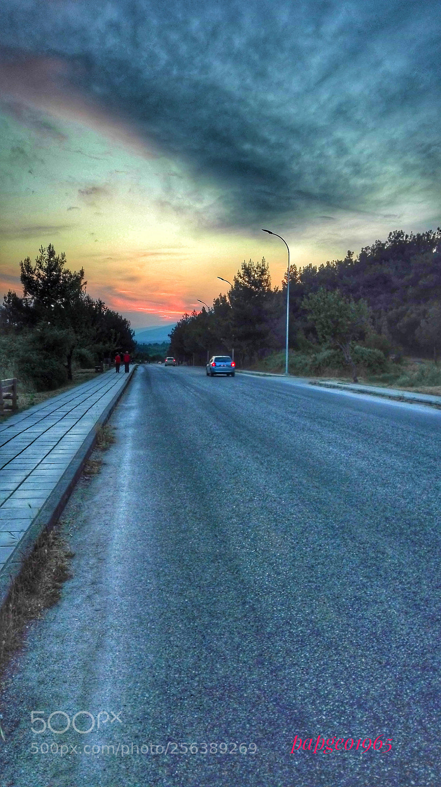 HUAWEI P8 Lite sample photo. Bypass road,drama,greece photography
