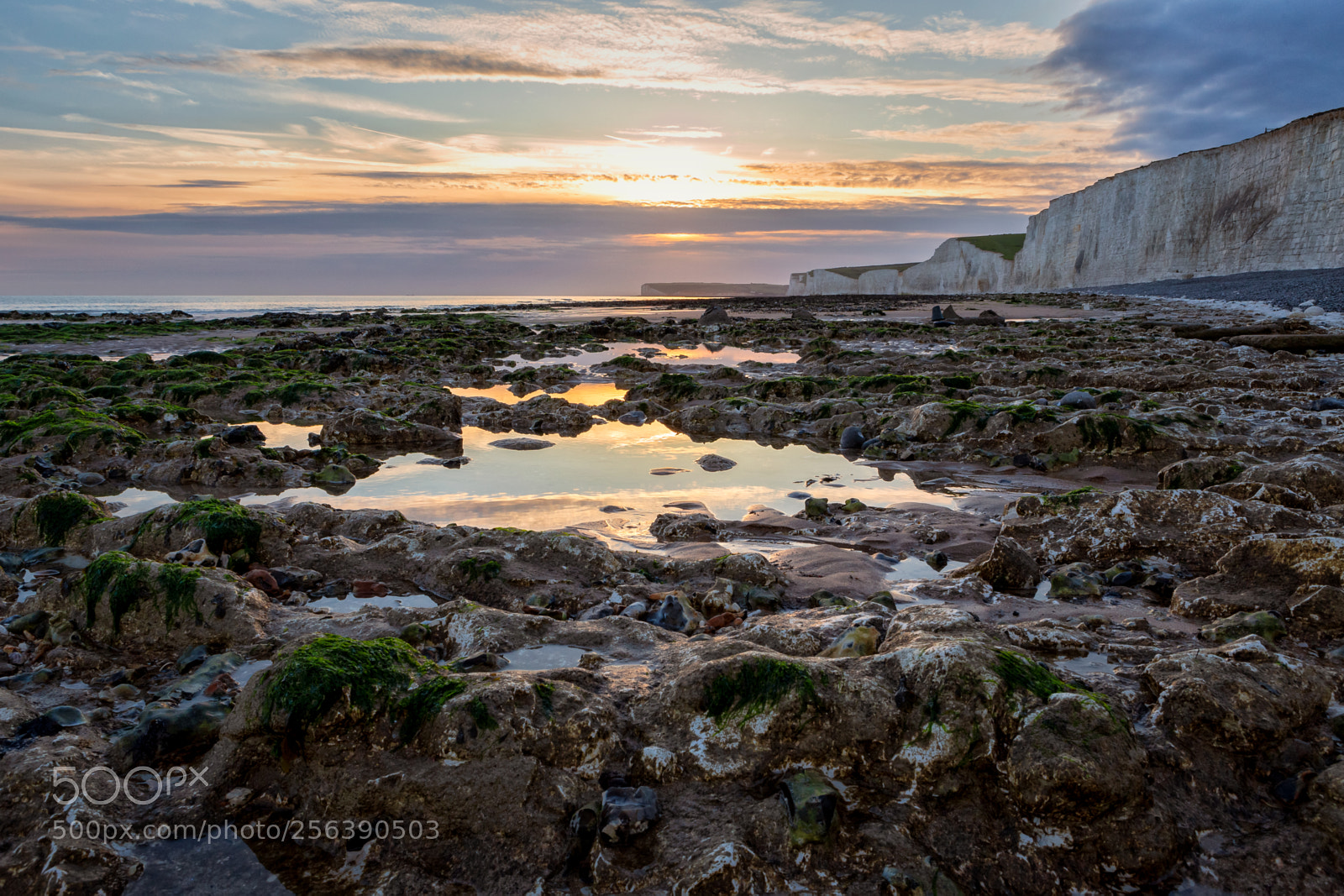 Canon EOS 6D sample photo. Birling gap rock pools photography