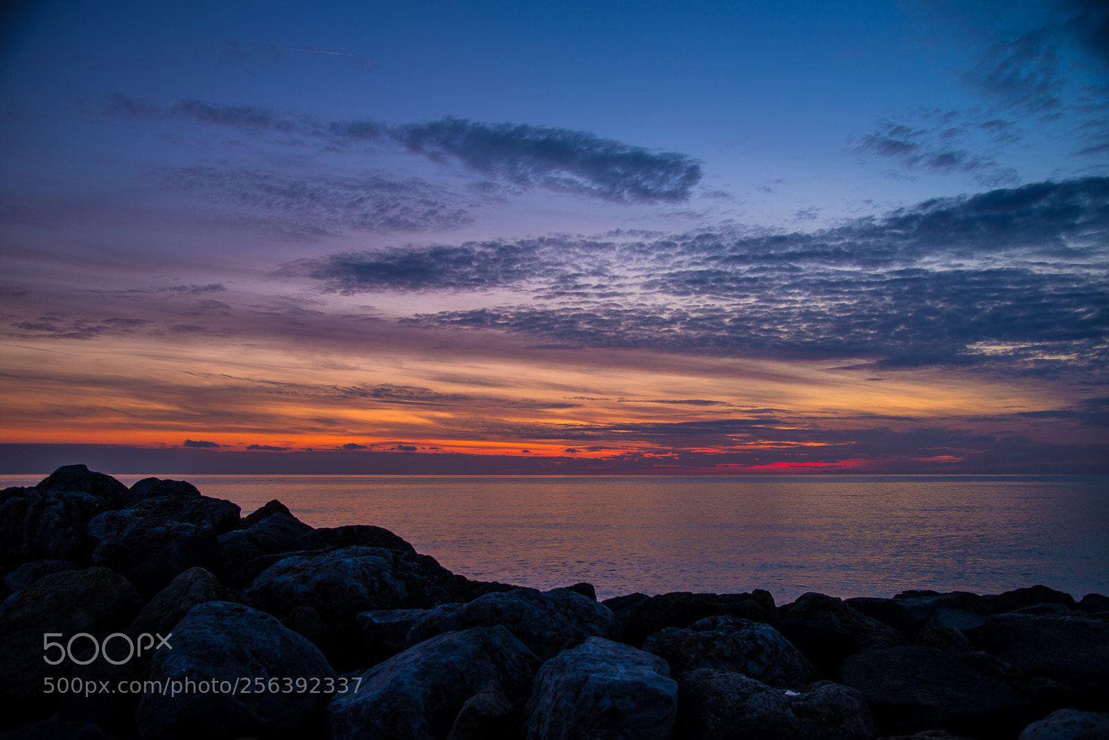 Nikon D610 sample photo. Sunset over the tirreno photography