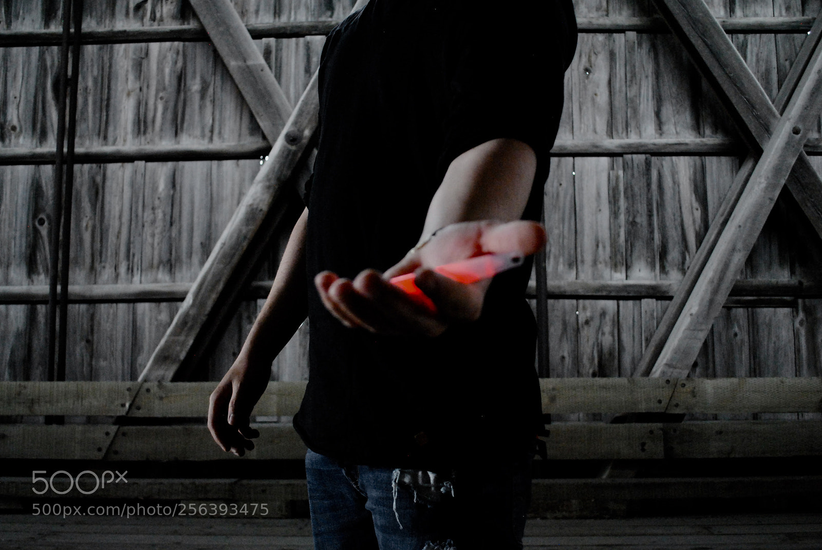 Nikon D3000 sample photo. Glowstick photography
