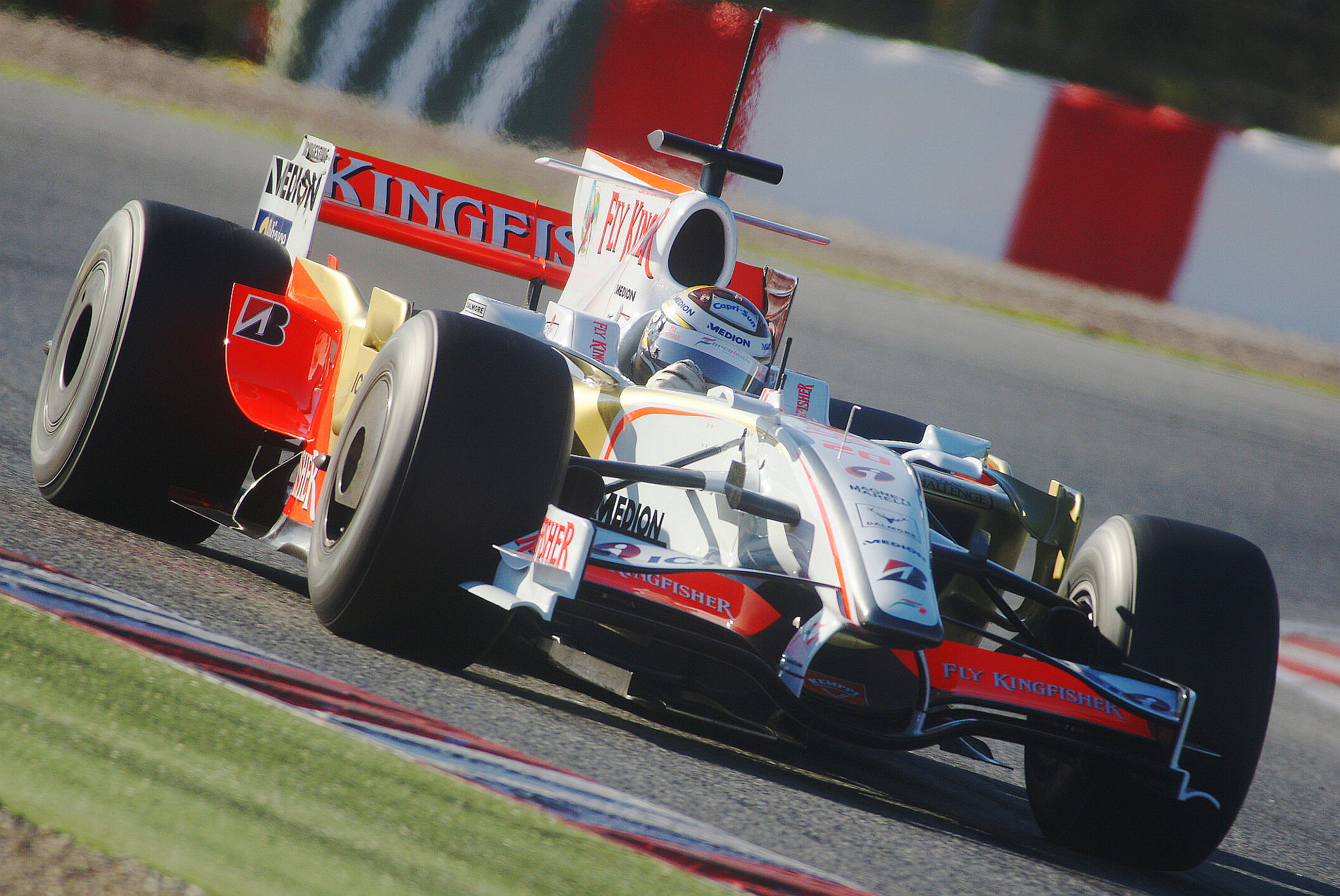 Sony Alpha DSLR-A700 sample photo. Adrian   sutil   force  india photography