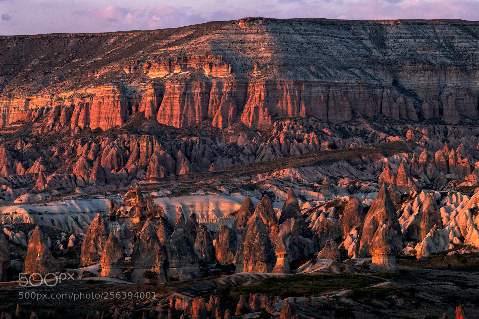 Canon EOS 6D Mark II sample photo. Gioreme red valley cliffs photography