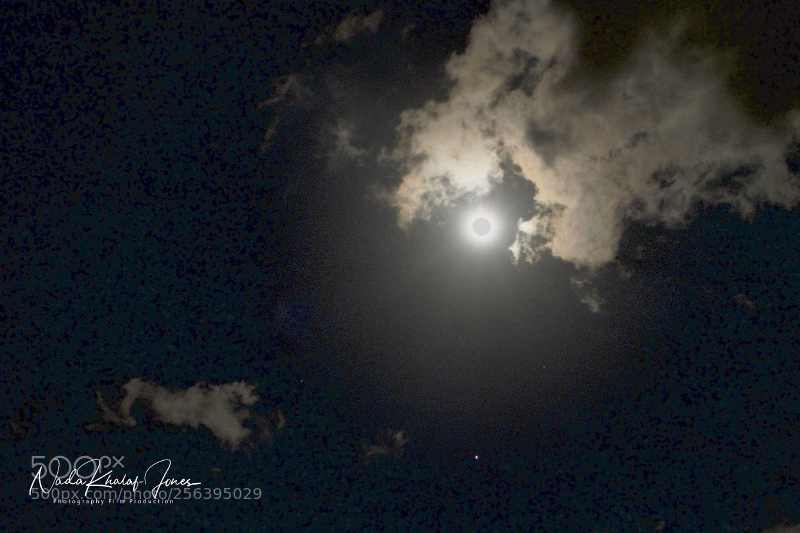 Sony a7R II sample photo. Moon cloud star photography
