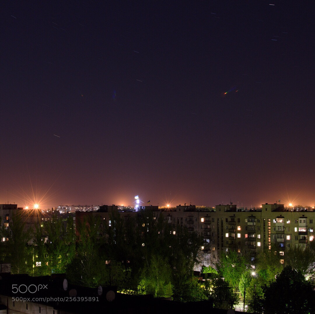 Nikon D3200 sample photo. Night city photography