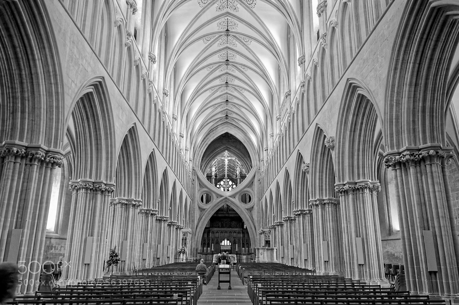 Nikon D300 sample photo. B w scissor arches photography