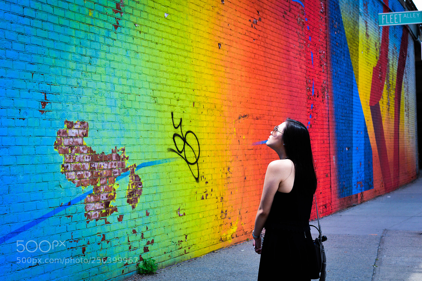Nikon D3300 sample photo. Brooklyn's color wall photography