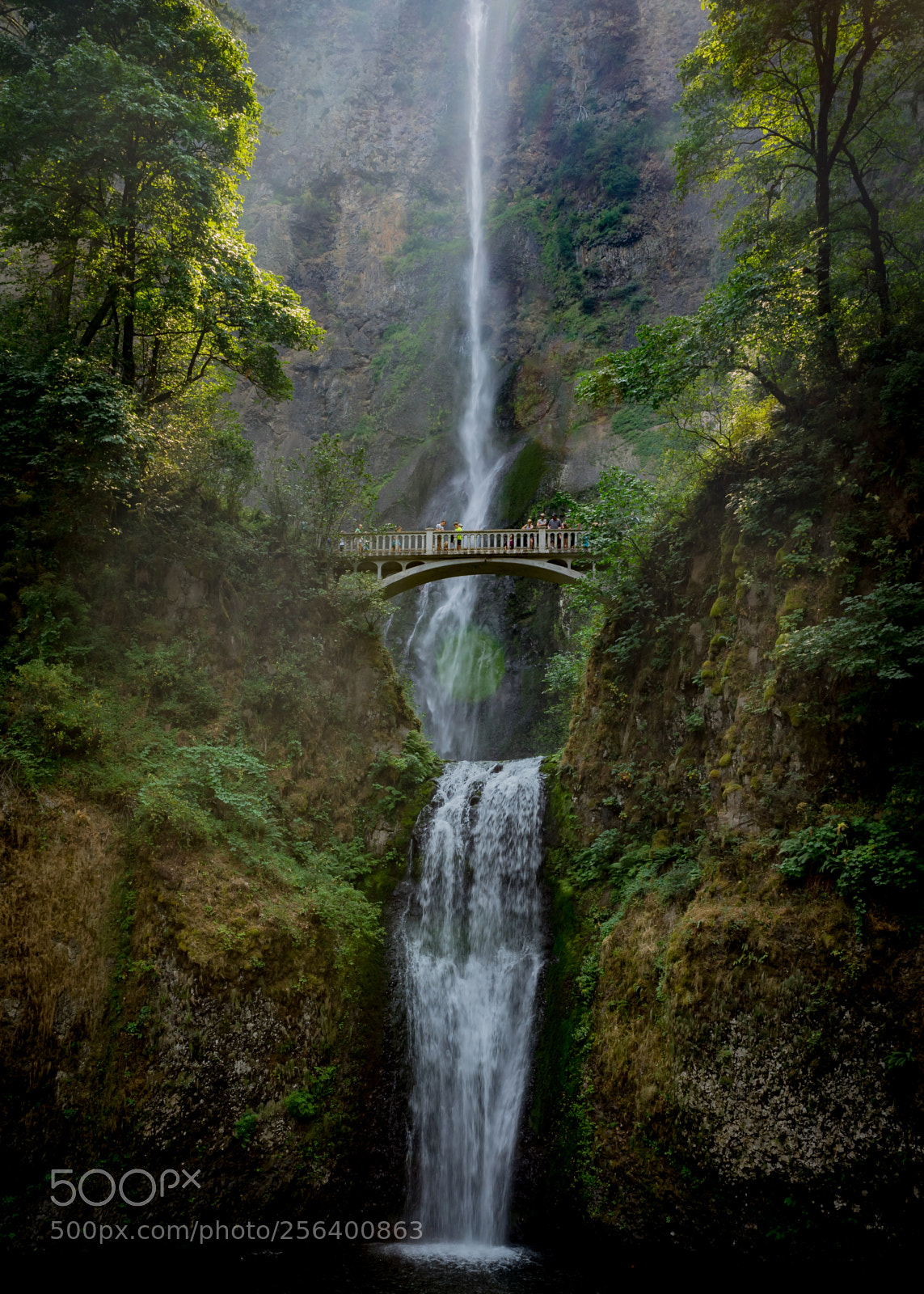 Sony a7 II sample photo. Multnomah falls photography