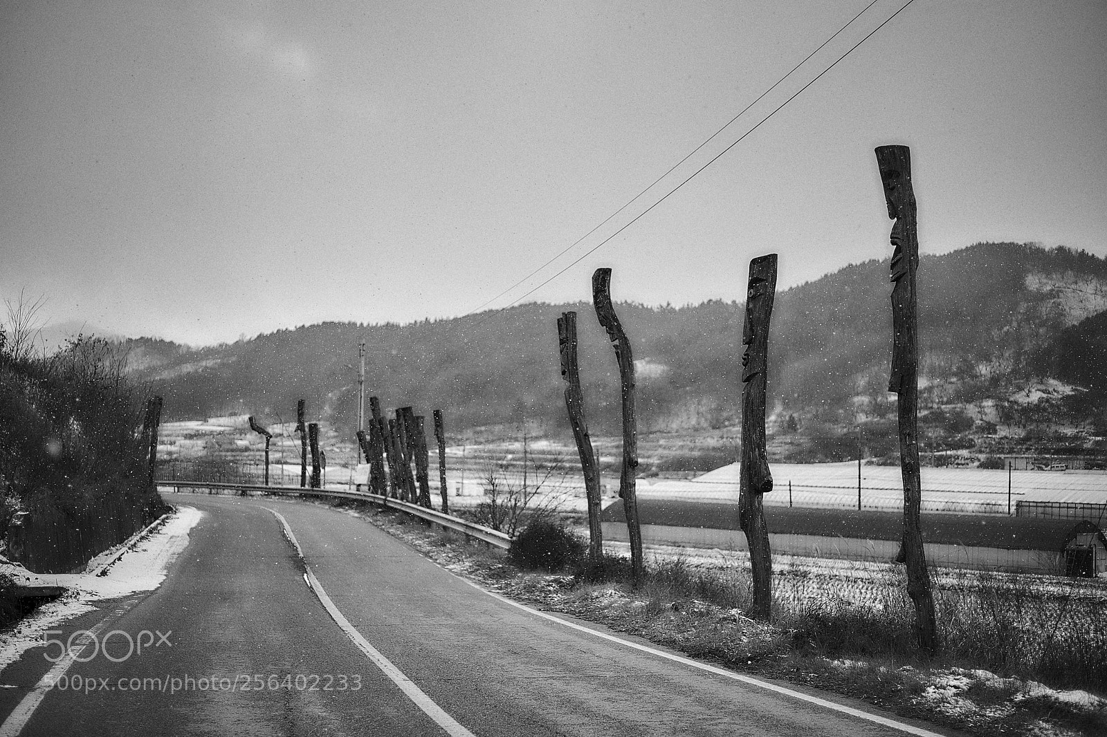 Sony a7 II sample photo. 계실리풍경겨울장승블로그용 dsc photography