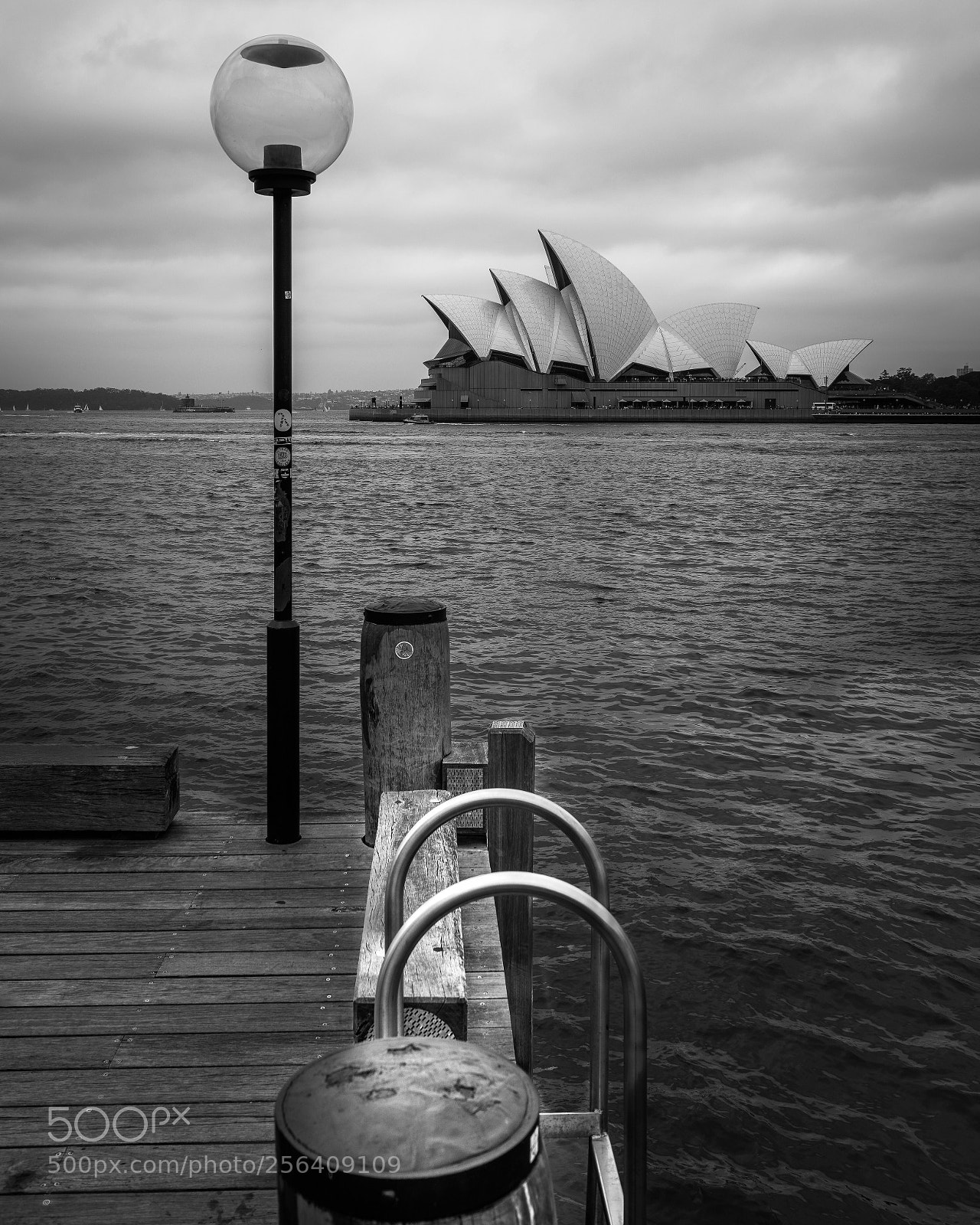 Nikon D850 sample photo. Opera house in black photography