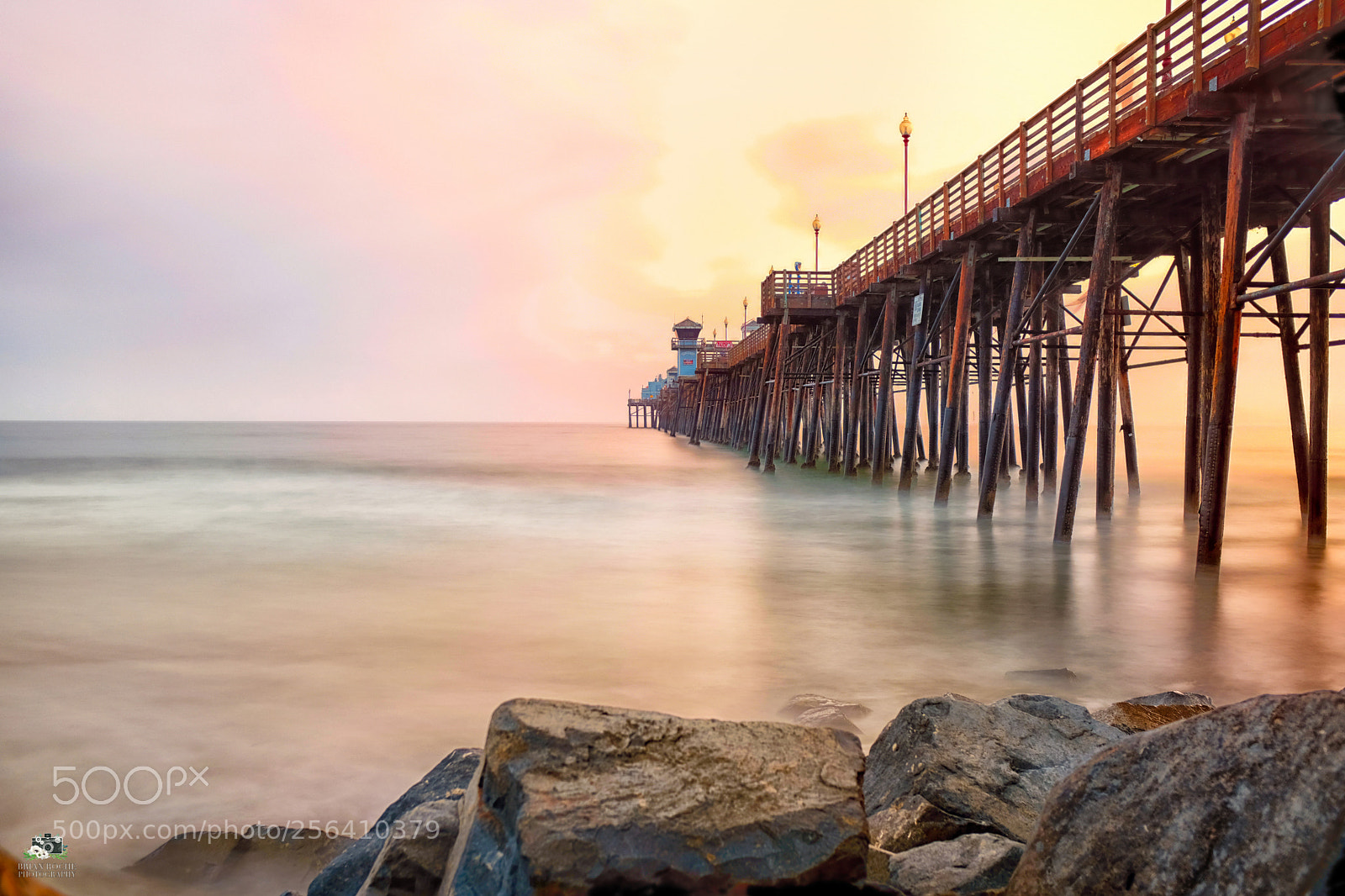 Fujifilm X100F sample photo. San diego pier long photography