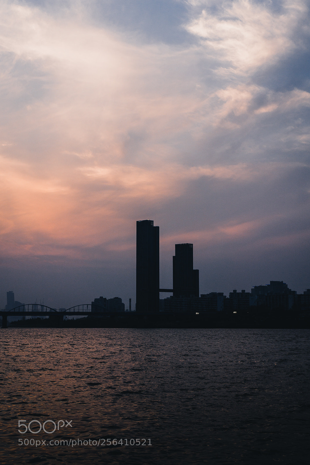 Sony a6000 sample photo. Han river at sunset photography