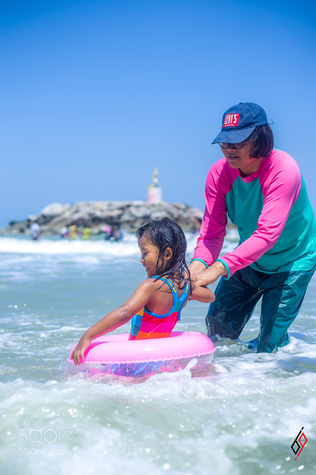 Canon EOS 6D sample photo. Kid & sea photography