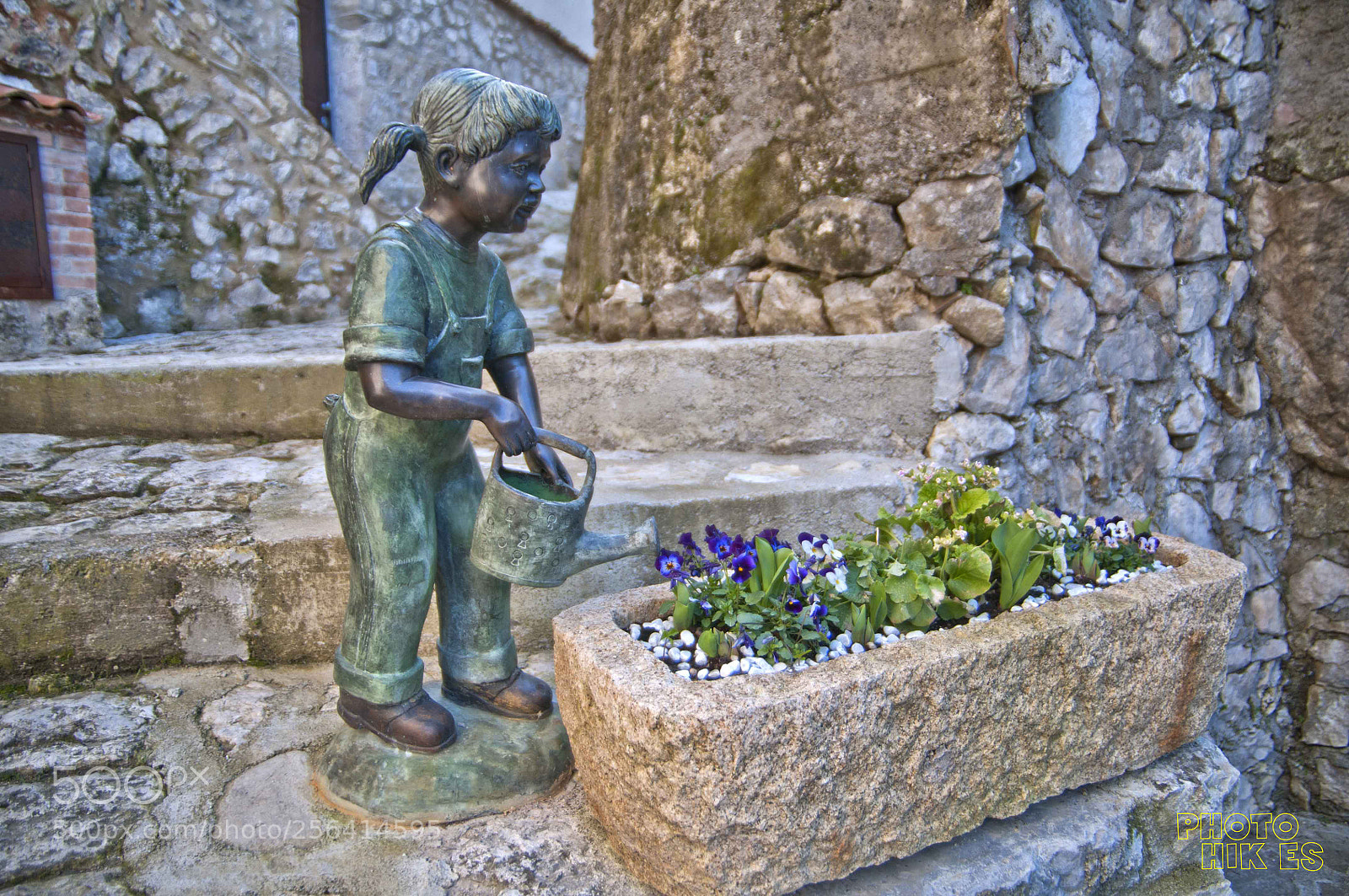 Nikon D300 sample photo. Watering the flowers photography