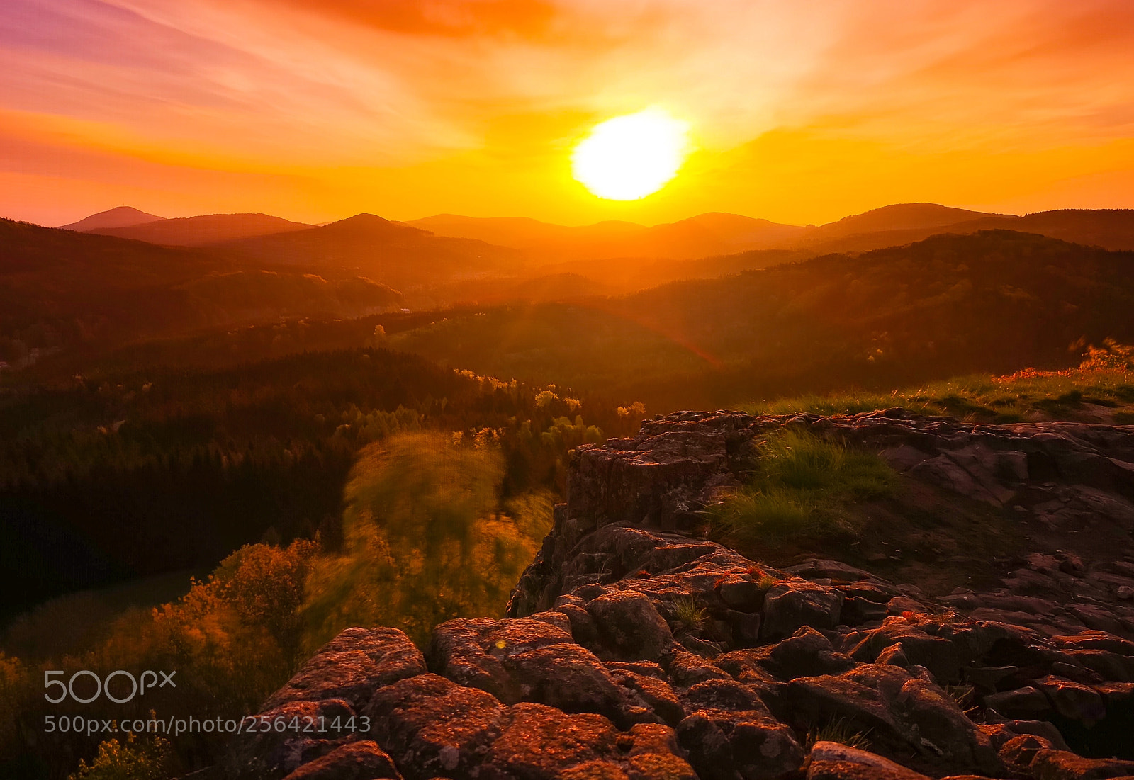 HUAWEI CLT-L29 sample photo. Sunrise střední vrch photography