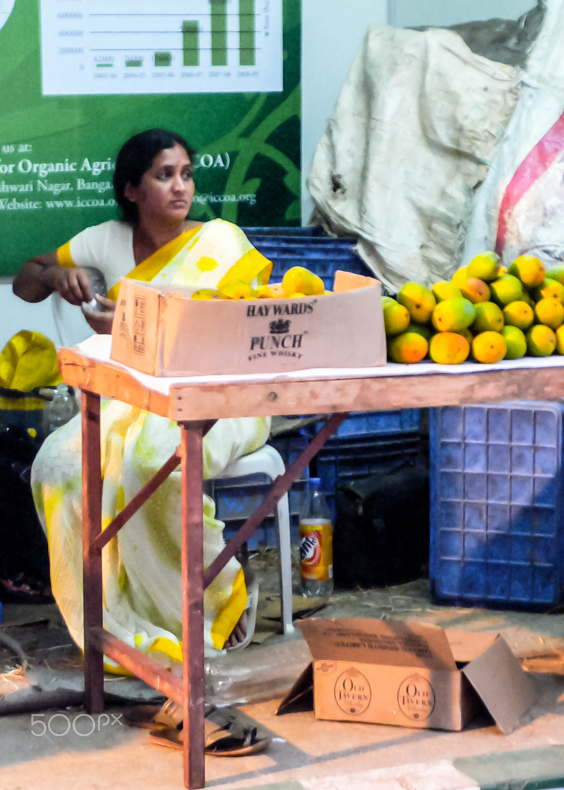 Panasonic DMC-LX1 sample photo. The mango seller photography