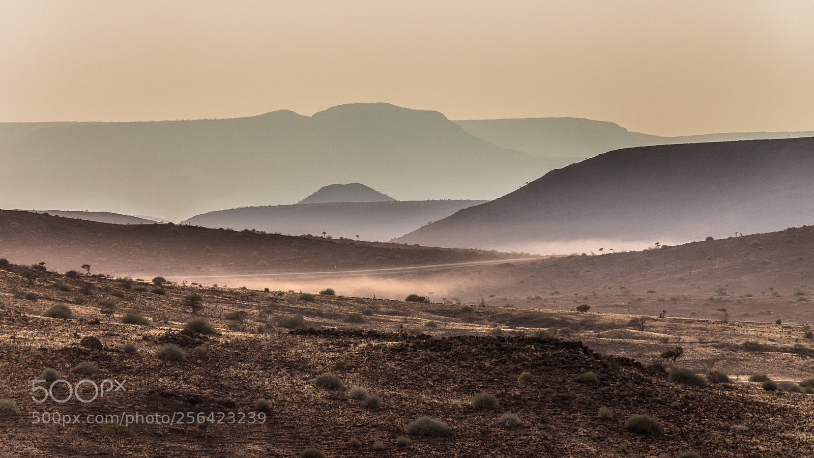 Canon EOS 6D Mark II sample photo. Dusty landscape in namibia photography