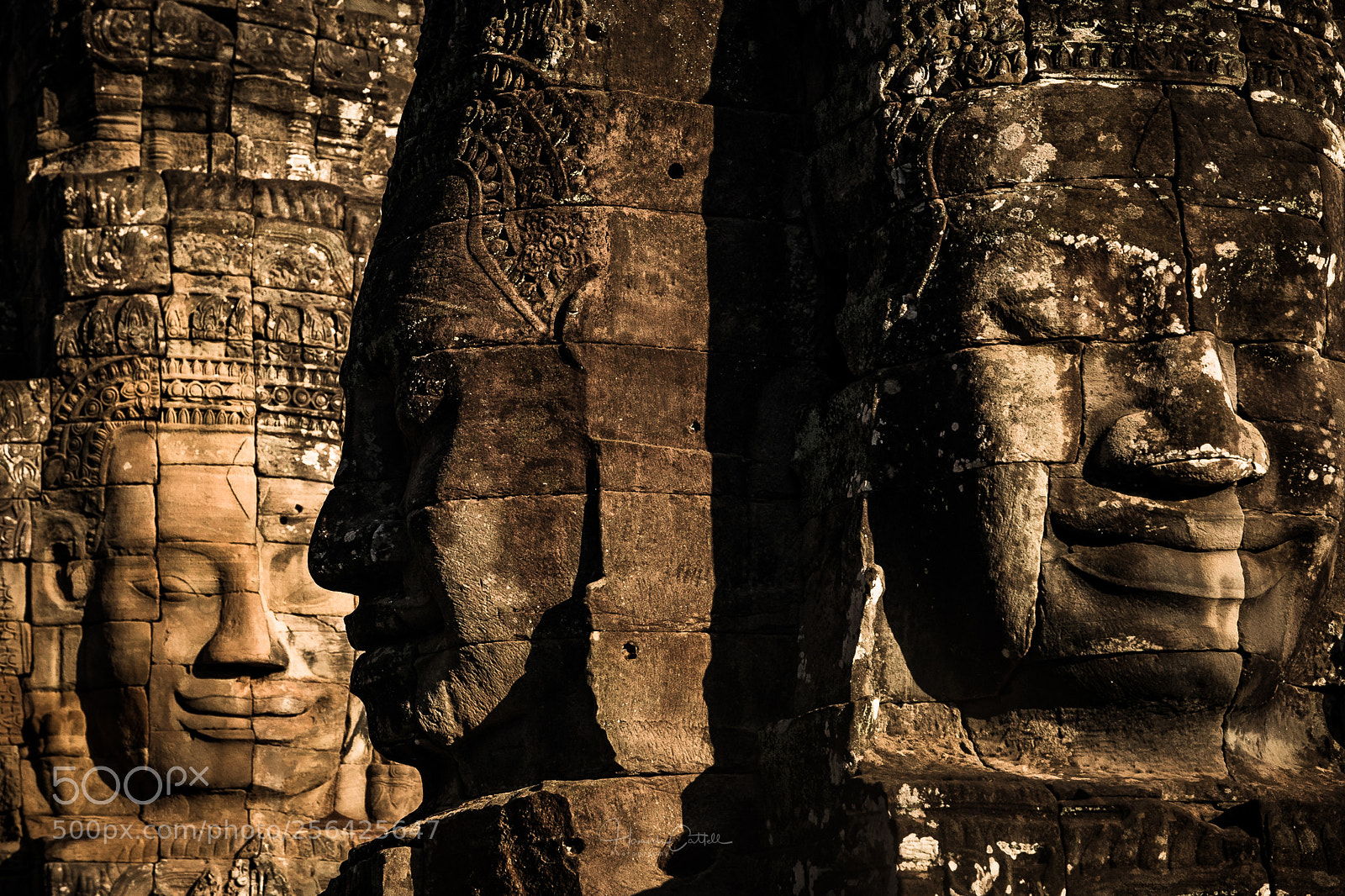 Nikon D5500 sample photo. Faces of bayon photography
