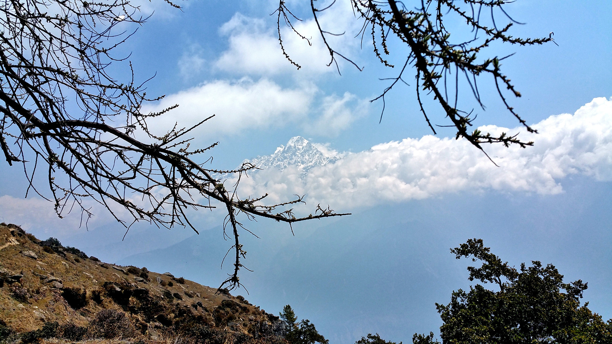 Samsung Galaxy Note Edge sample photo. The dazzling mountain - langtang photography