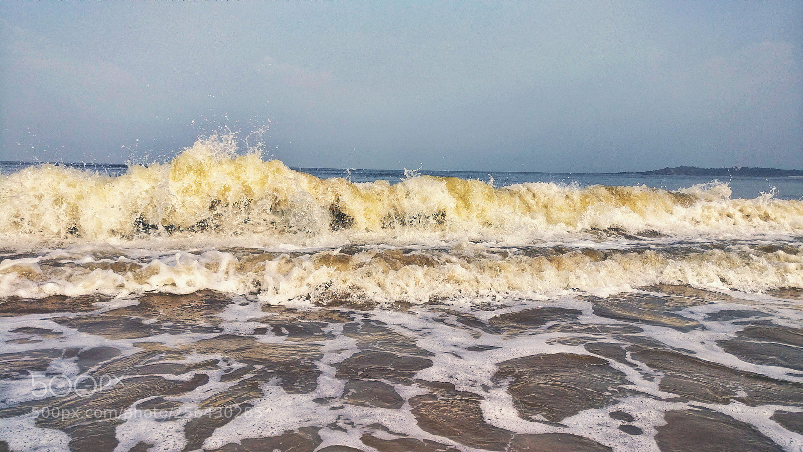 OnePlus A3003 sample photo. Double wave photography