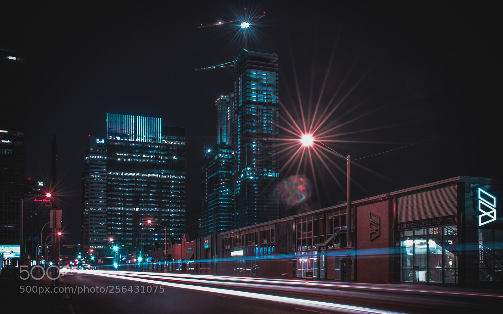 Nikon D5300 sample photo. Edmonton at night photography