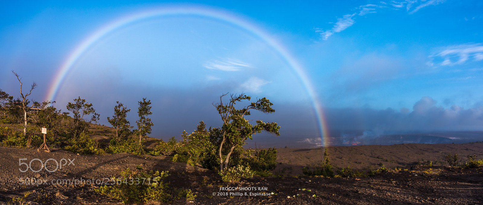 Nikon D750 sample photo. Rainbows and volcanoes ... photography