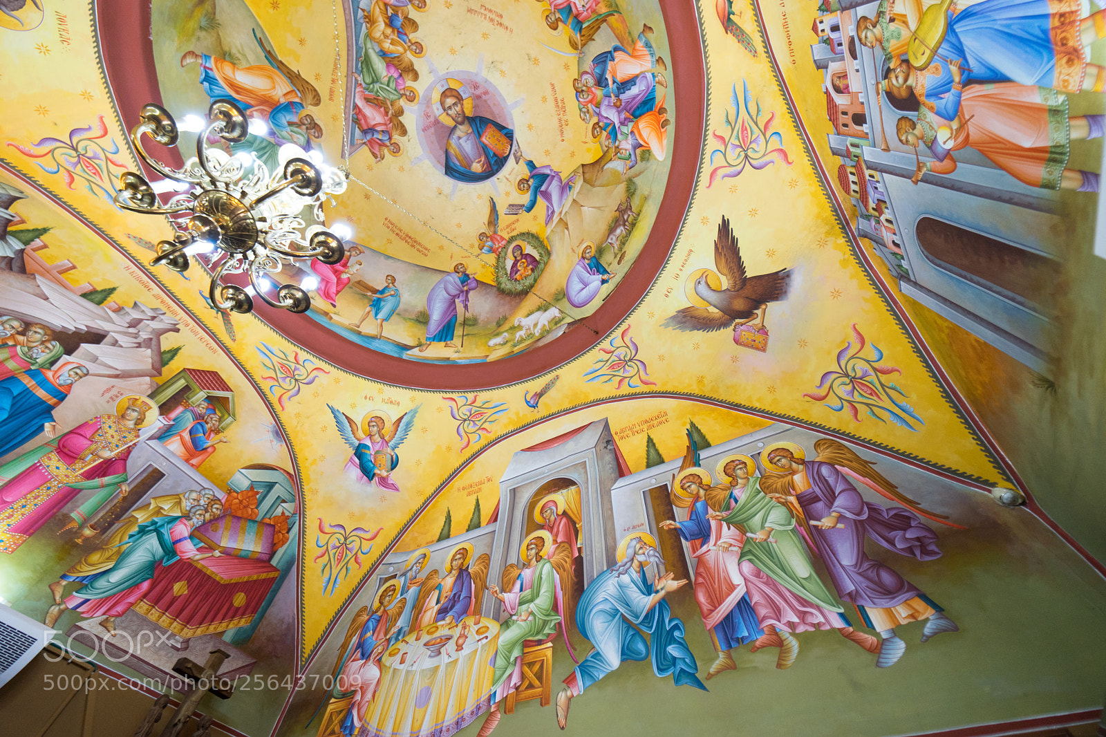 Sony a7 II sample photo. Ortodox church painting israel photography