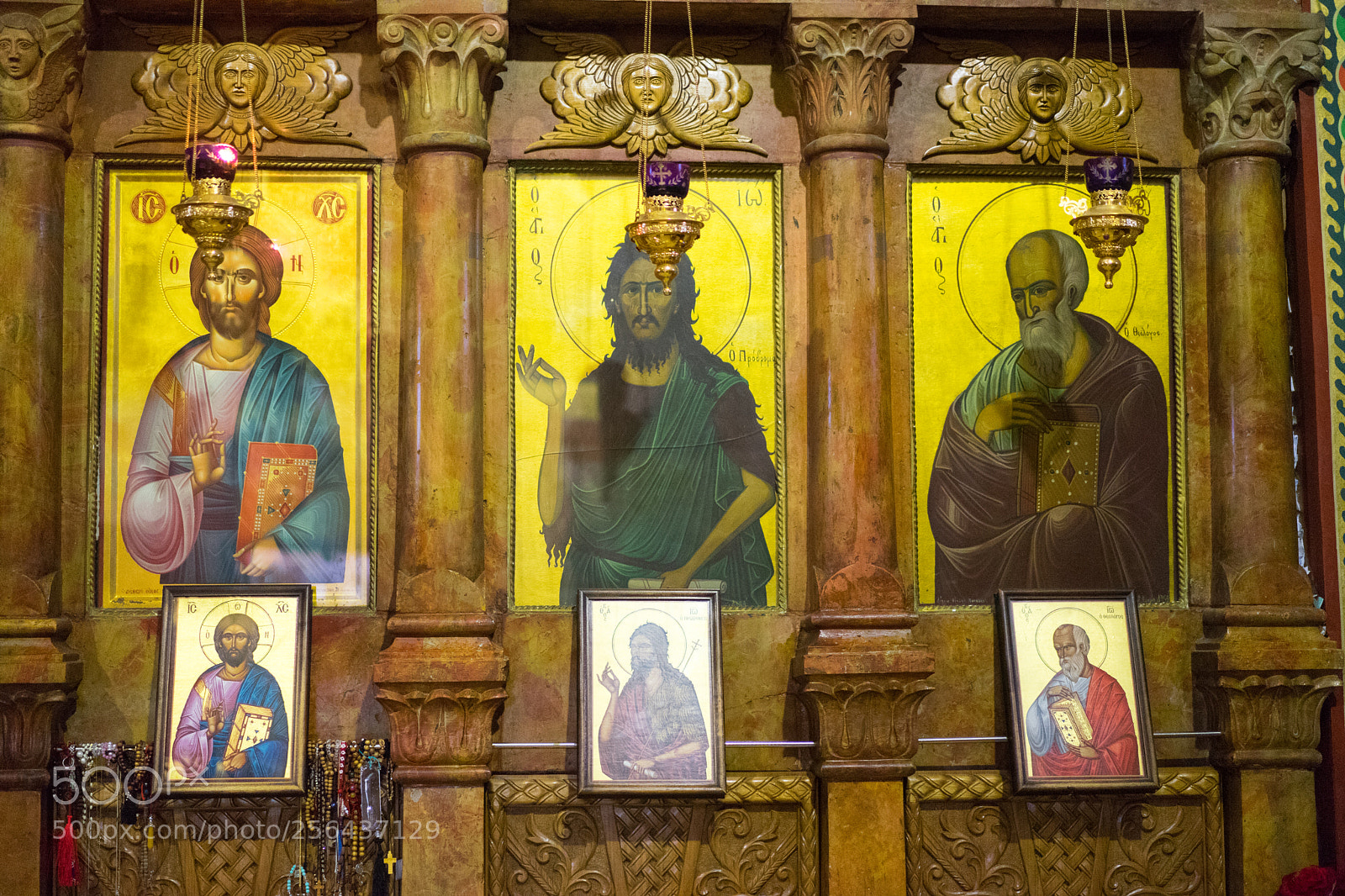 Sony a7 II sample photo. Ortodox church painting israel photography