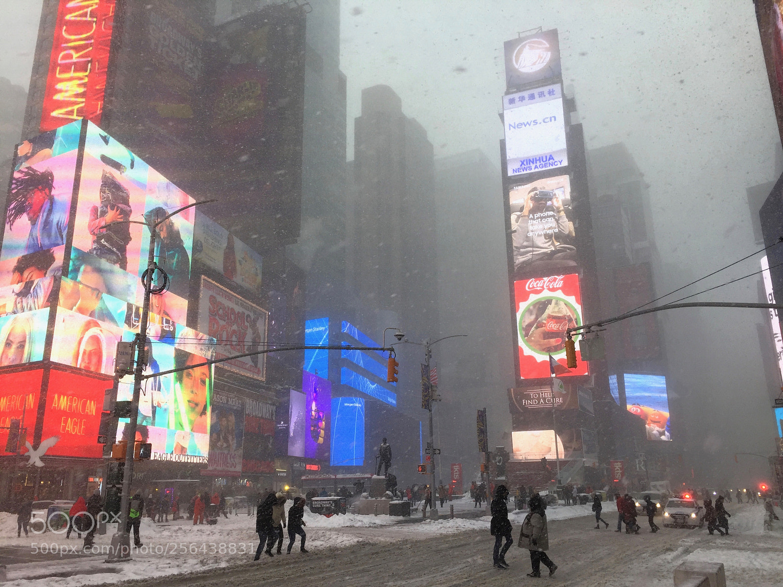 Apple iPhone 6 sample photo. Snow storm in new photography