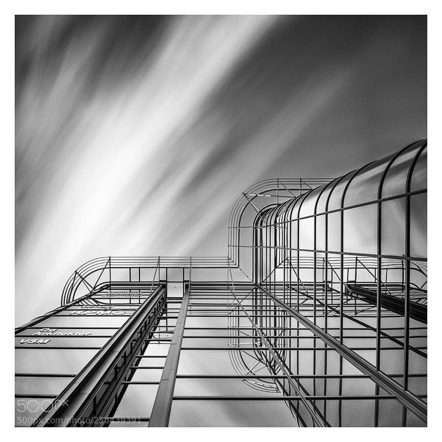 Nikon D800 sample photo. Architecture,glass and moving clouds photography