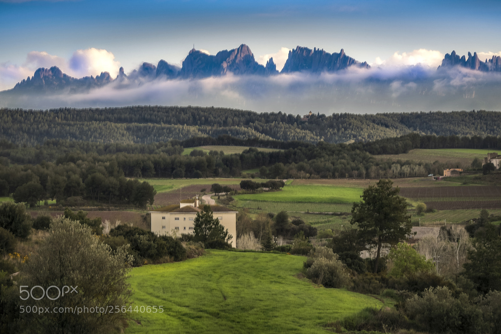 Olympus OM-D E-M5 II sample photo. Montserrat mountain view from photography