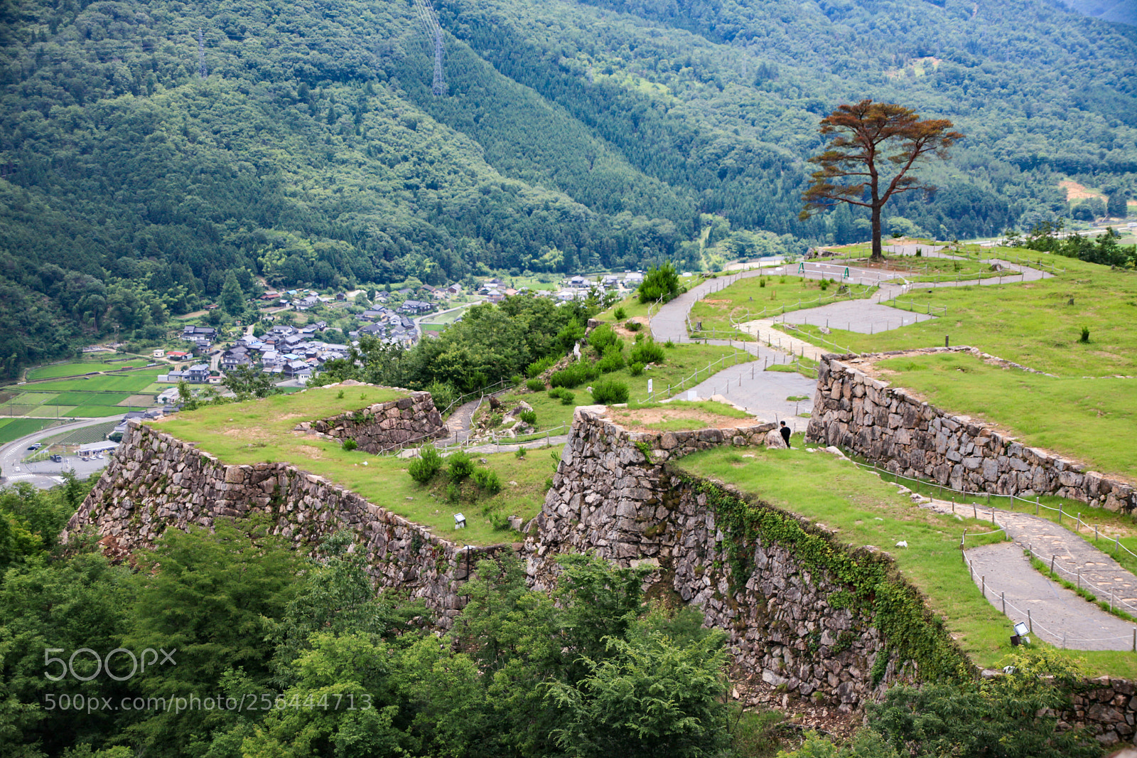 Canon EOS 5D Mark II sample photo. Takeda castle ruins photography