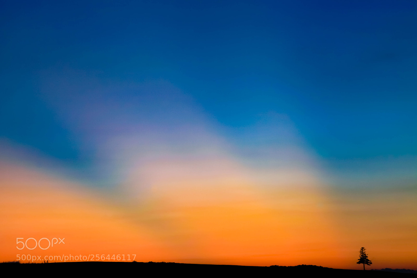 Canon EOS 5D Mark II sample photo. Sunset in biei 004 photography
