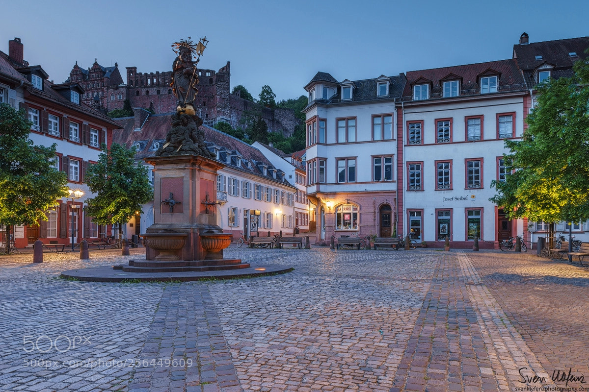Sony a7 sample photo. Kornmarkt heidelberg photography