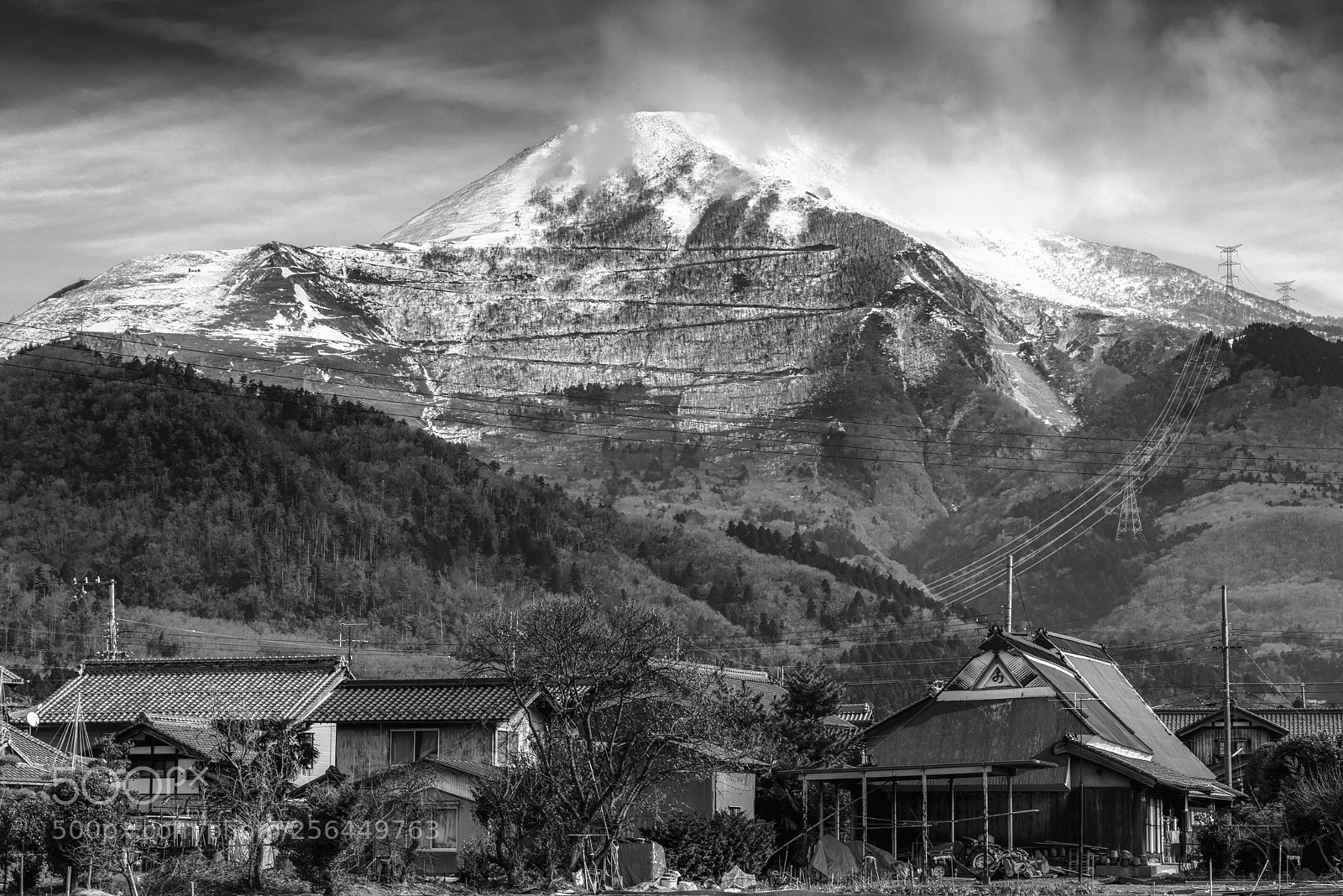 Nikon D810 sample photo. Mountain and village photography