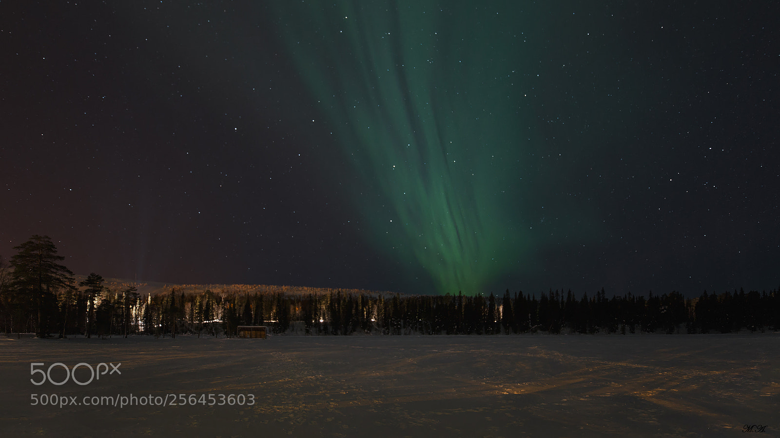 Canon EOS 6D sample photo. Aurora on the iced photography