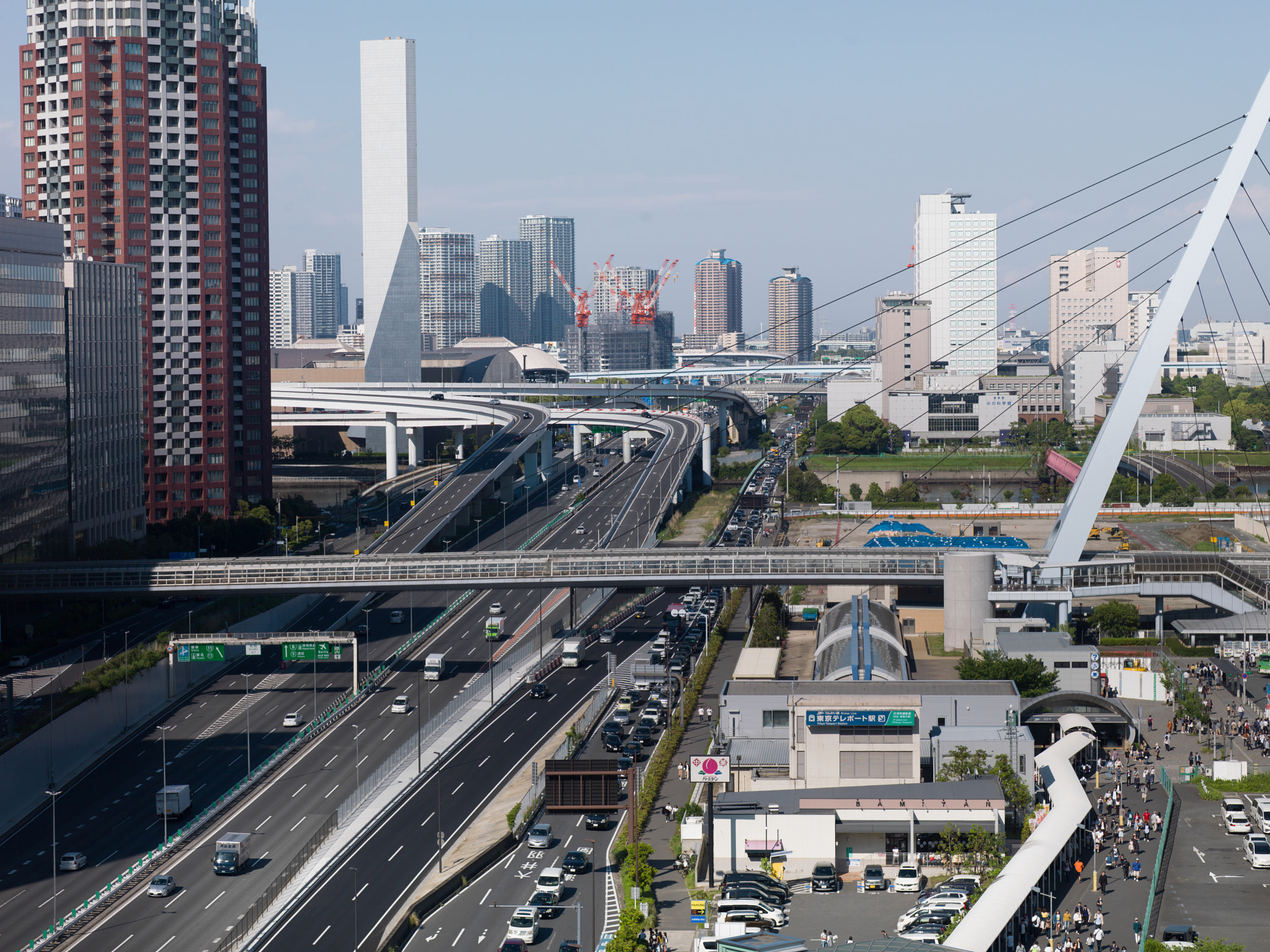 Hasselblad H3D-39 sample photo. Odaiba highway photography