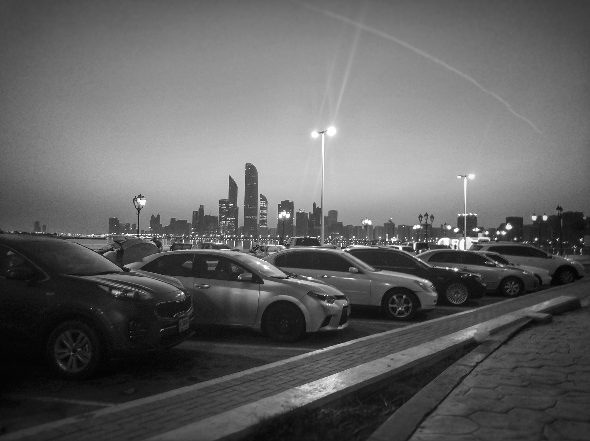 Xiaomi MI6 sample photo. Midnight cars photography