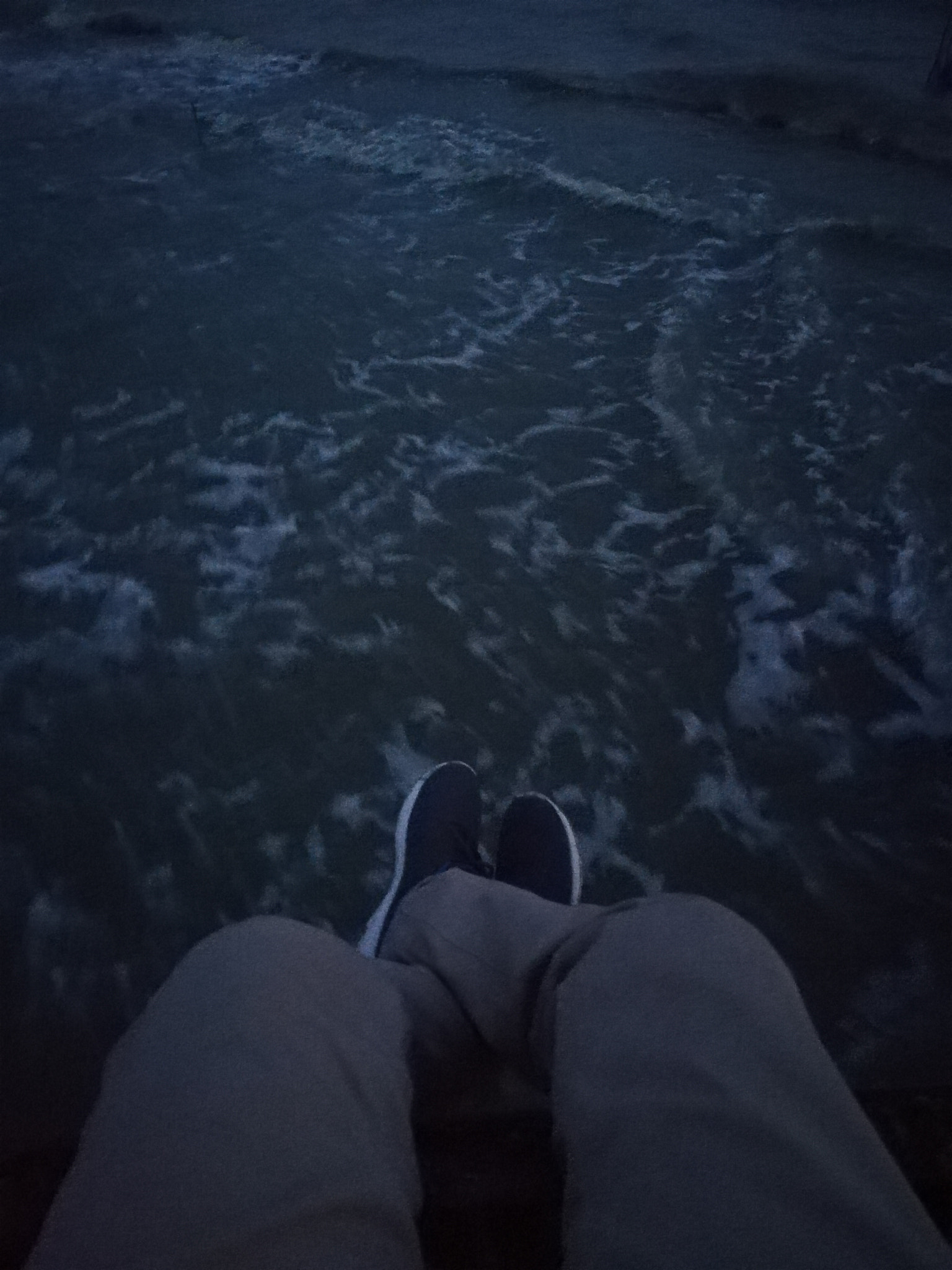 HUAWEI nova 2i sample photo. Sea beach at night photography
