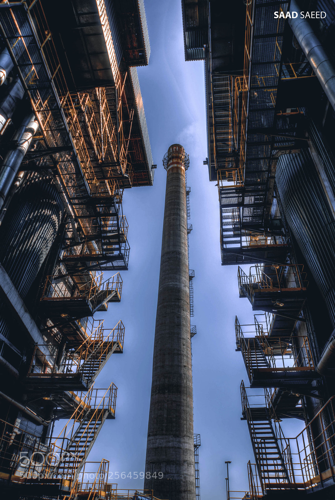 Nikon D750 sample photo. Chimney and stairs photography