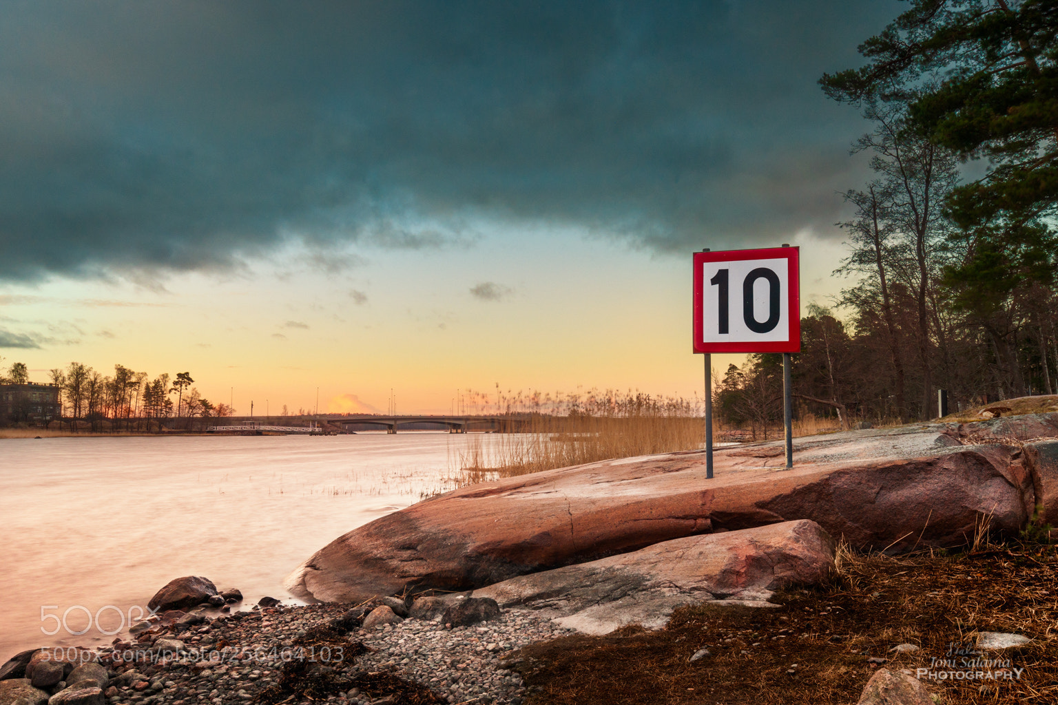 Sony Alpha DSLR-A700 sample photo. Hanasaari sunset photography